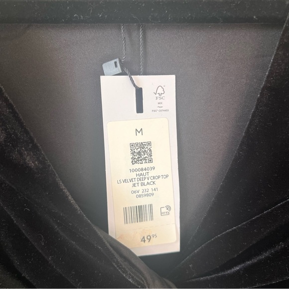 Brand new Velvet black Dynamite top - Picture 5 of 10